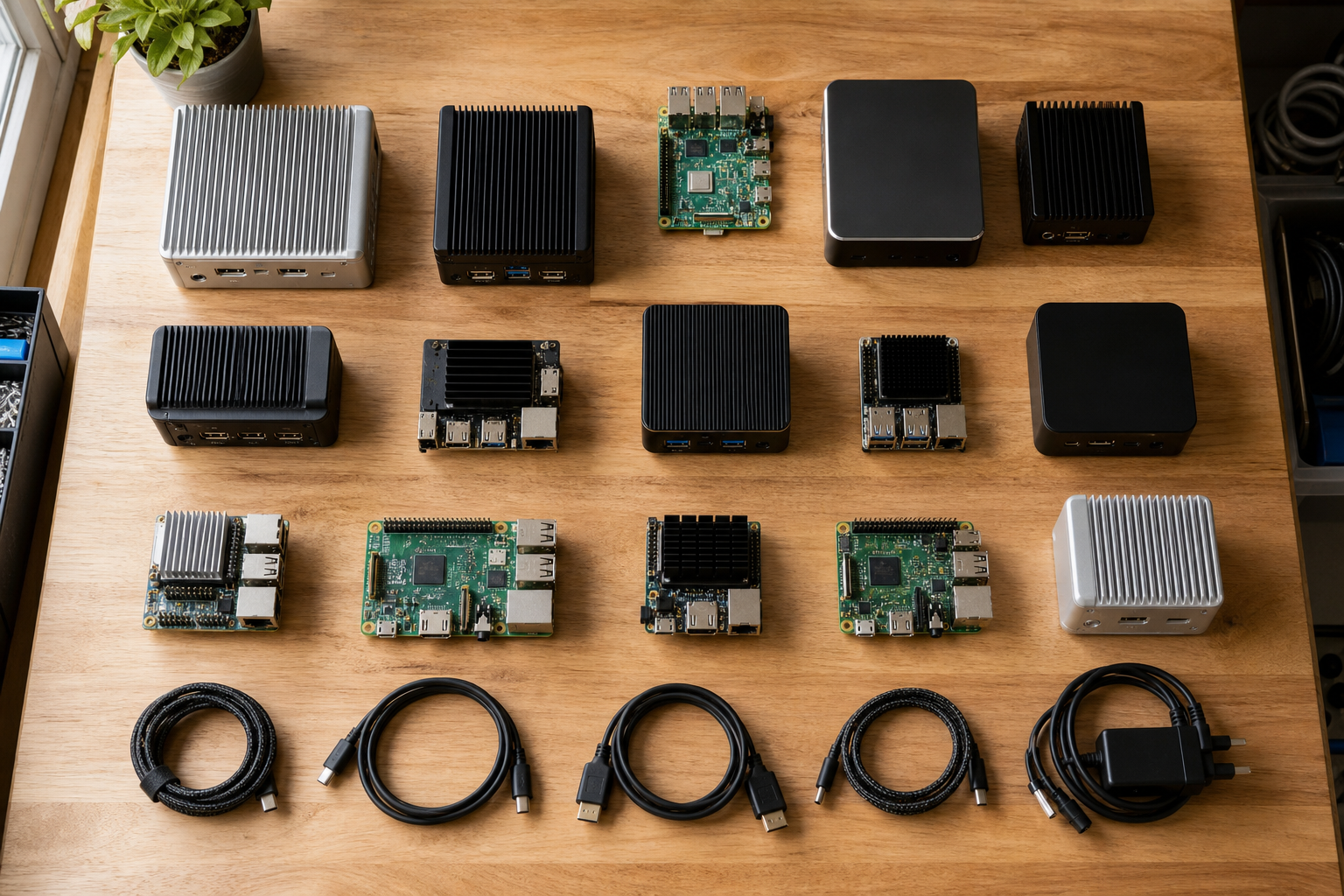 Collezione di mini-PC e single-board computer